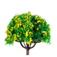thumbnail image 1 of 20 Piezas De árboles Modelo De Tren De Paisaje De 2,8 Pulgadas Con Flores Amarillas - Escala 1/100 perfke Modelo RR y trenes, 1 of 6