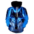 thumbnail image 5 of Sudadera con capucha de lobo juvenil para hombre, moda 3D, ropa de calle holgada con estampado de lobo, sudadera divertida de hip hop callejero con animales 2021, 5 of 5