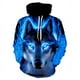 thumbnail image 4 of Sudadera con capucha de lobo juvenil para hombre, moda 3D, ropa de calle holgada con estampado de lobo, sudadera divertida de hip hop callejero con animales 2021, 4 of 4