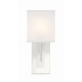 thumbnail image 5 of Crystorama Brent 1 Light Polished Nickel Sconce - 6.5"W x 15"H x 4"D, 5 of 9