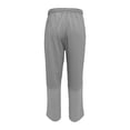 thumbnail image 5 of Mens Ribbed Sweatpants Stretchy Waist Wide Leg Pants with Pockets Drawstring Straight-Leg Sweatpant Athletic Casual Pants Workout Slacks Lightweight Trousers Spring Summer Outfits 2026 Gray S, 5 of 9