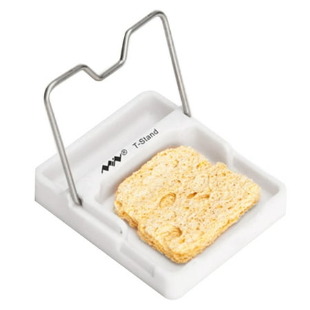 

MINI T-Stand Zirconia Stand Holder for TS100 TS80P Soldering Iron Tool Kit Parts White