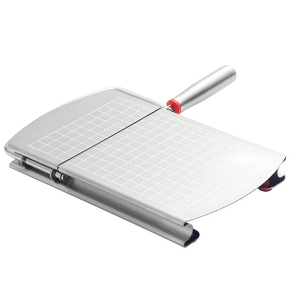 Stainless Steel Cheese Slicer with Etched Scale, Adjustable Thickness, Ham Slicer with Non-Slip Base, Multi-Use Cheese Cutter Board for Kitchen