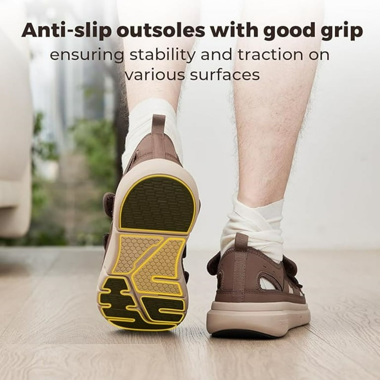 FitVille Mens Closed Toe Sandals with Arch Support, Outdoor  display picture 1