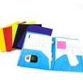 thumbnail image 6 of BAZIC 2 Pockets Poly Folder, Swirl Portfolio, Document Folders, 6-Pack, 6 of 7