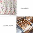 thumbnail image 6 of Placemats Set of 4, Pink Spring Floral Woven Placemat, Linen Place Mats for Kitchen/Dining Tables, Flowers Elegant Pastoral Rustic Washable Table Mats for Party, 6 of 8