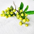 thumbnail image 2 of Gymnture Artificial Lifelike Berry Stems Shrub Holly Branch Decoration, 2 of 3
