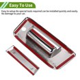 thumbnail image 7 of Exterior Door Handle Cover Trim Tailgate Door Handle Cover for Chevy Silverado 1500 2007-2013 Electroplated Silver Tone ABS 1 Set, 7 of 7