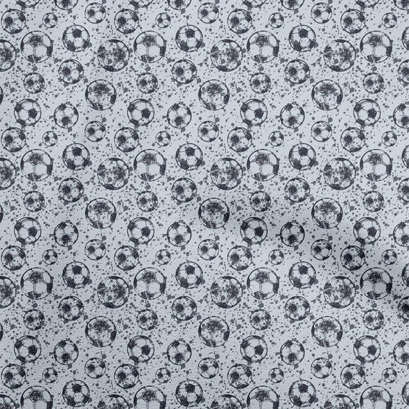 oneOone Cotton Jersey Dusty Blue Fabric Sports Diy Clothing Quilting Fabric Print Fabric By Yard 58 Inch Wide