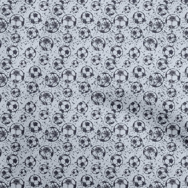 oneOone Cotton Cambric Dusty Blue Fabric Sports Sewing Craft Projects Fabric Prints By Yard 42 Inch Wide