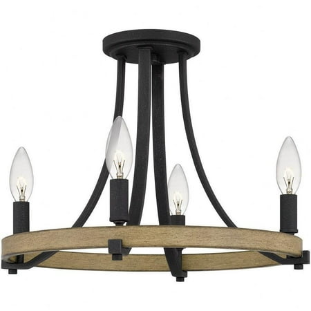 

4 Light Semi-Flush Mount in Farmhouse Style-12.25 inches Tall and 16.25 inches Wide Bailey Street Home 71-Bel-4618426