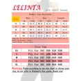 thumbnail image 2 of LELINTA Women Padded Sports Bra, Gym Workout Tank Tops, Sexy Medium Support Yoga Bras with Removable Cups Fitness Running Shirts, 2 of 7