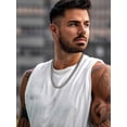 thumbnail image 3 of ChainsProMax Hip Hop Men Necklaces Curb Cuban Chains 20inch 10mm Stainless Steel Chains Fathers Day Necklace Gift for Mens Dad Son, 3 of 9