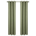 thumbnail image 2 of Commonwealth Thermalogic Weather Cotton Fabric Grommet Top Panel - 160x84" - Sage, 2 of 5