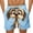 Bleu Clair019, variante sur Lcziwo Shorts de Planche pour Hommes Grande Taille et Taille Forte, Imprimé Dessin Animé Amusant, Shorts à Cordon, Taille Élastique, Extensibles, Maillots de Bain Confortables, Noir, TTTG