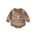 thumbnail image 1 of Fortune Barboteuse de Noël pour Bébé Filles Garçons Col Rond Manches Longues Bodysuits, 1 of 7