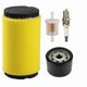 thumbnail image 1 of Filtro de aire 793569, 696854, 492932, filtro de aceite, 110131263, compatible con Kawasaki Mule, limpiador de cartucho de filtro de aire 596760, 1 of 5