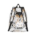 thumbnail image 2 of Bixox Funny Animals Series Printing Canvas Backpack Lightweight Casual Travel Backpack School Backpack Fits 15.6 Inch Notebook, 2 of 5