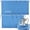 Blue-18×18 in(4PCS)+9×12 in(4PCS), variant on 8 Pcs Silverware Bags, 9 x 12 in Velvet Pouches with Zipper, Anti-Tarnish Jewelry Keepers, Silver Storage Organizers