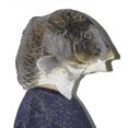 thumbnail image 2 of Black Fish Mask Latex Animal Head Mask Gray Fish Costume Headwear Masquerade Party Adult, 2 of 4