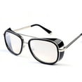 thumbnail image 3 of Gafas de sol de moda para hombre y mujer, con parabrisas, de doble haz, estilo vintage, personalizadas, 3 of 6