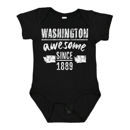 

Inktastic Washington Awesome Since 1889 Gift Baby Boy or Baby Girl Bodysuit