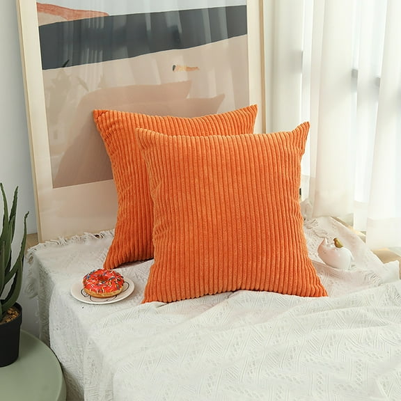 HANXIULIN Soft Corduroy Striped Velvet Rectangle Decorative Throw Pillow Cusion for Couch 12, 30*50cm