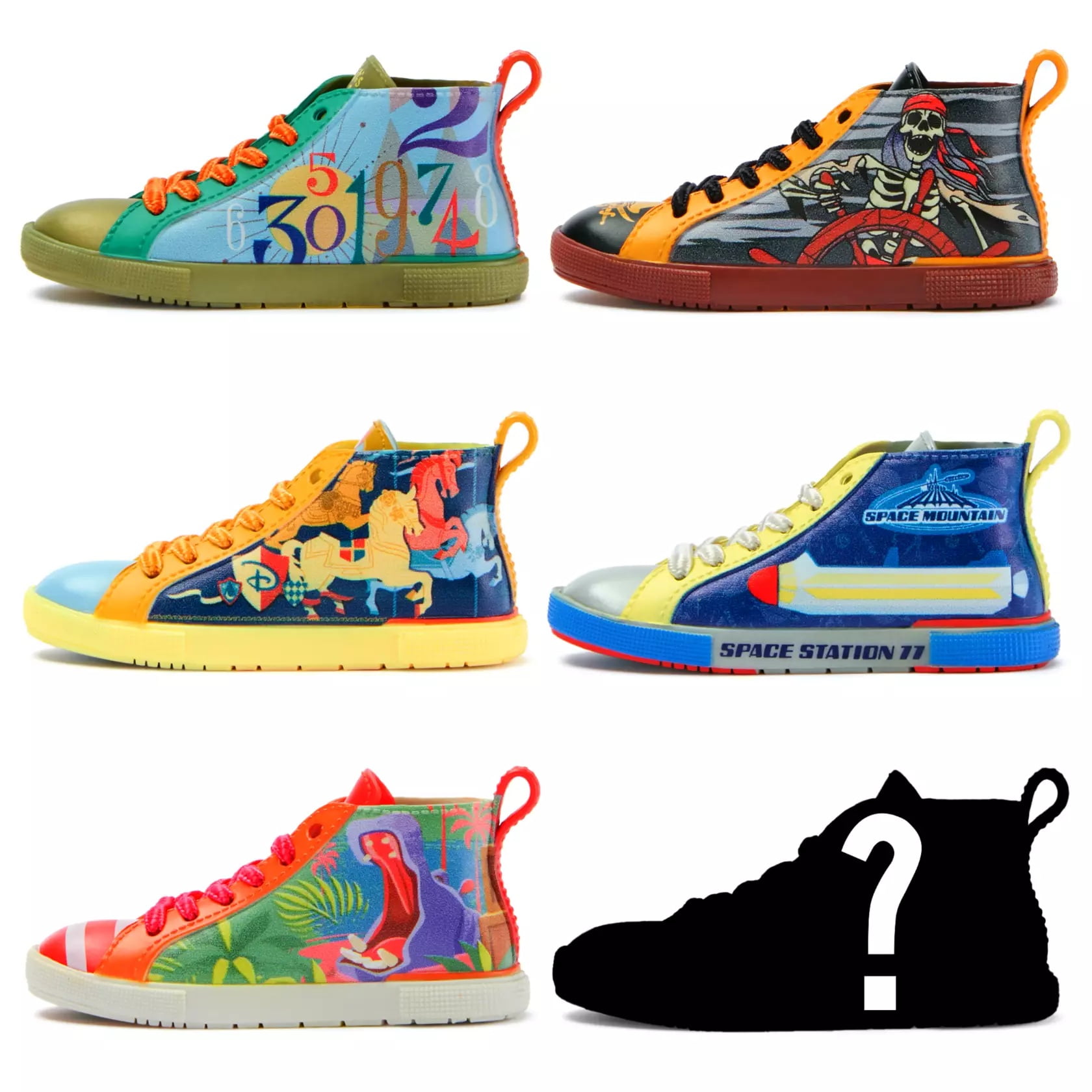 Disney Lacers Mini Shoes Mystery Vinyl Collectible 6pc Figure Set – Series Four