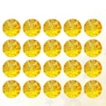 thumbnail image 5 of FRCOLOR Coat Button 50pcs Clear Crystal Button Adorable Shirt Button Simple Sweater Fasteners Delicate Sewing Buttons Coat Button Accessory for Man Woman Baby DIY (Yellow),0.47"X0.47"X0.39", 5 of 5