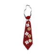 thumbnail image 1 of Holiday time Ho Ho Ho Tie,16.5 inch,red colour, 1 of 4