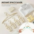 thumbnail image 1 of Sentmoon Hangers Plastic Clothes Hanger Multi-Functional Travel Folding Hangers for Small Spaces and Apartments, 1 of 2