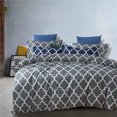 thumbnail image 1 of Juego de Cama con 1 Funda nórdica de Microfibra y 2 Fundas de Almohada, 264 x 229 cm, 50 x 91 cm, Gris Oscuro, Funda nórdica de Tres Piezas y Funda de Almohada, 1 of 5