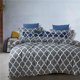 thumbnail image 1 of Juego de Cama brillar 1 Funda nórdica Microfibra 229 x 229 cm 2 Fundas de Almohada 50 x 66 cm Gris Oscuro, 1 of 5