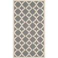 thumbnail image 1 of Safavieh Courtyard Polypropylene Runner Rug CY6913-246-3 in Anthracite and Beige, 1 of 1