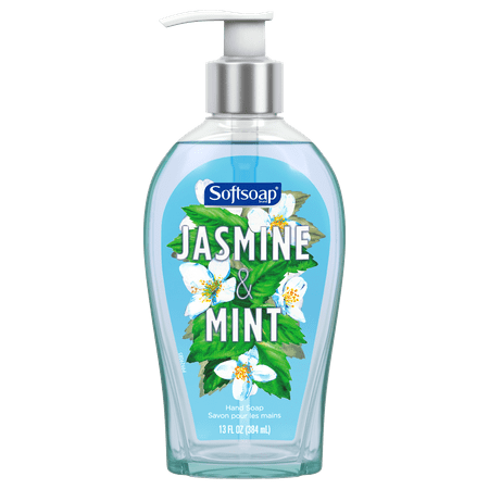 (2 pack) Softsoap Liquid Hand Soap, Jasmine & Mint, 13