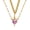 N, variant on VOLALO Heart Dagger Pendant Layered Necklace for Women