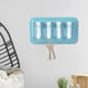 thumbnail image 3 of Ganchos plegables de pared para colgar sombreros y teléfono. Azul blanco, 3 of 9