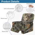 thumbnail image 5 of HUISEFOR Recliner Chair Cover Breathable Soft Reclining Chair Slipcover with Pocket Elastic Furniture Protector for Dogs Cats, 4-Pieces, 5 of 8