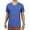 Blue, variant on Tri Blend V-Neck T-Shirt Soft Cotton Muscle Slim Fit S-2XL