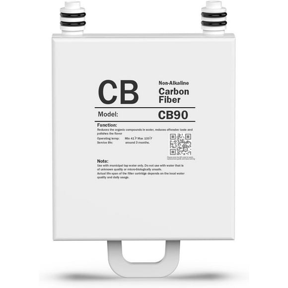 shiyou-Frizzlife CB90 Non-Alkaline Replacement Post Filter Cartridge for WB99 Countertop Reverse Osmosis Water Filter System
