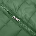 thumbnail image 4 of BiZtdJrK Mens Winter Coats with Hood Zip Up Long Sleeve Jacket Lightweight Casual Quilted Puffer Jackets with Pockets, Green, XS, 4 of 6