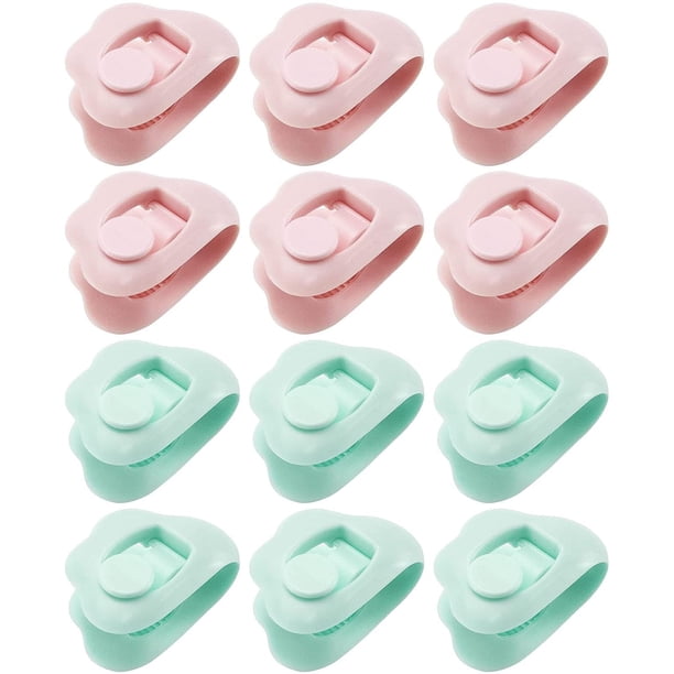12 Piezas Clips para Funda Nórdica Clips para Soporte de Funda Nórdica - Pinza Antideslizante para Sábana Pinza para Edredón - para Edredón, Cortina, Edredón - Evita que el Edredón se Mueva
