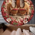 thumbnail image 4 of zhangmingg Valentine's Day Heart Shaped Soft Area Rug Featuring Adorable Cow Design for Cozy Bedroom, 4 of 8
