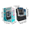 thumbnail image 2 of Atm Simulation Bank For All-Ages, Debit Card 4-Digit Code Access, Automatic Banknote Rolling And Coin Recognition, Interactive Financial Learning Toy With 25 Paper Money And 18, 2 of 3