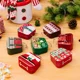 thumbnail image 5 of 2024 Bolso de hojalata de Papá Noel Caja de dulces Decoración navideña para el hogar Adornos navideños Regalo de galletas para niños Caja de hierro, 5 of 5