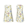 thumbnail image 7 of Lsque Wildflower Honeybee Pattern Summer Dresses for Women – Sleeveless T-Shirt Swing Sundress, Perfect for the Beach and Casual Days, 7 of 7