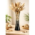 thumbnail image 2 of AeraVida 14" Floral Mango wood Vase,, 2 of 10