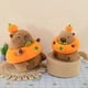 thumbnail image 4 of New Style Persimmon Ruyi Capybara Doll Capybara Plush Toy Doll Plush Toy Cartoon Doll Room Decoration Sleeping Pillow Children's Birthday Gift, 4 of 4
