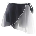 thumbnail image 2 of Doomiva Women Ballet Dance Wrap Skirt Chiffon Leotard Skate Tutu Skirts with Tie Waist Type C OneSize, 2 of 2