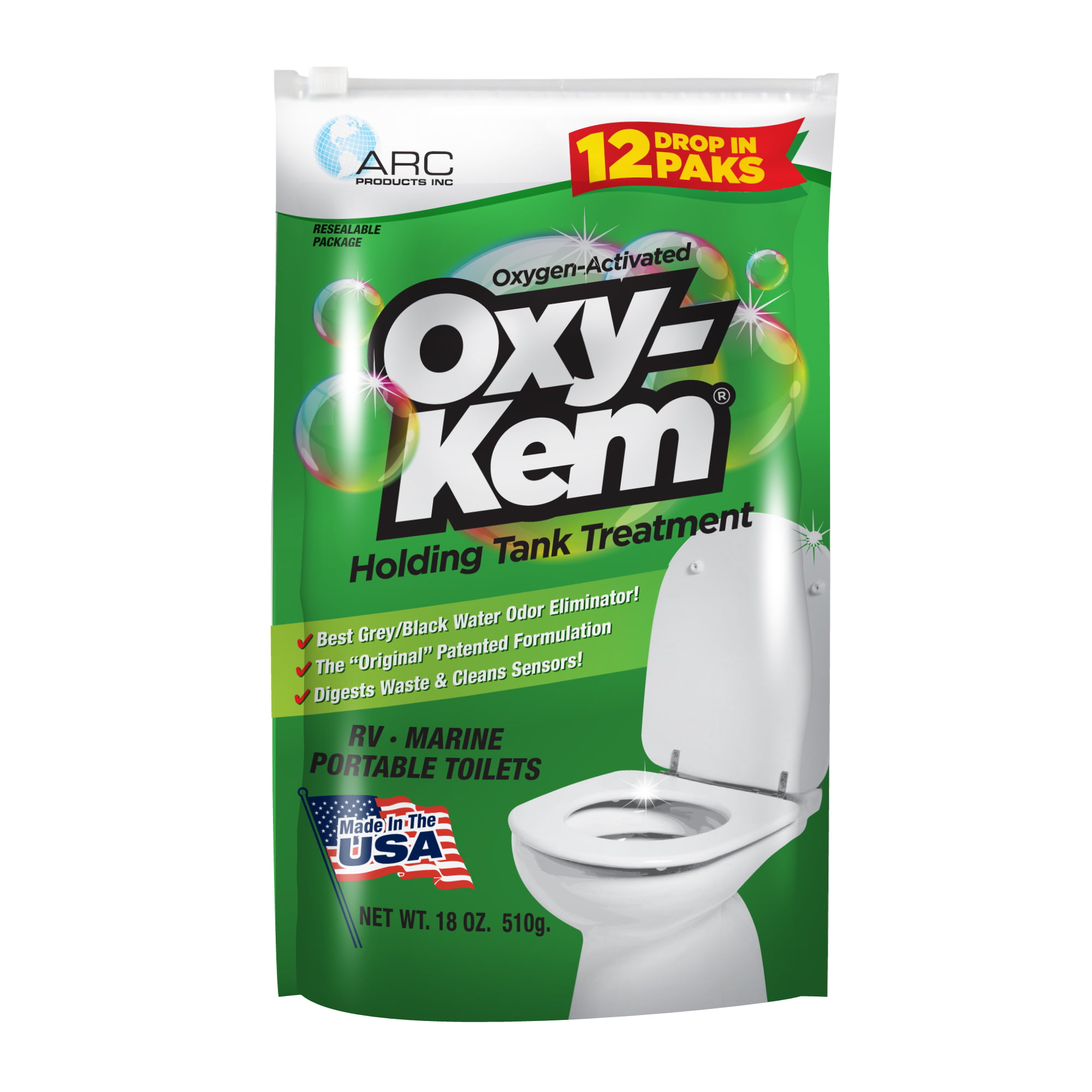 Oxy Kem Holding Tank Treatment 12pk Walmart Com Walmart Com